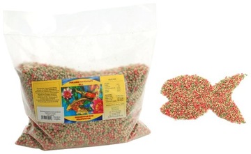 Pokarm Dla Ryb Stawowych KOI Kulki Mix worek 3L