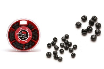 Zestaw grubych śrucin ołowianych DAM (70g)