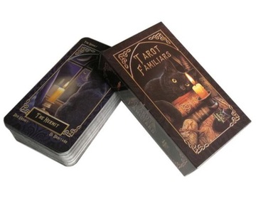 ИГРОВЫЕ КАРТЫ ТАРО С КОШКАМИ НАБОР КАРТ ТАРО ФАМИЛИАРЫ 78