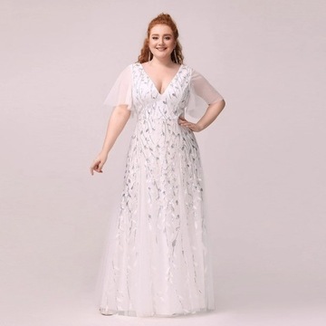 Plus Size Evening Dress Sexy Elegant Backless Long