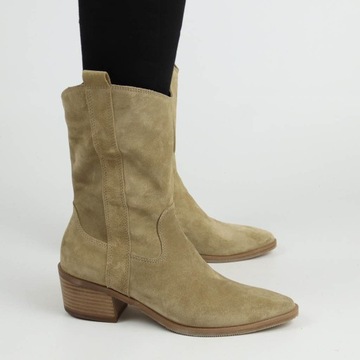 Сапоги Рылко 4VXM4_M_1JA Оливковая замша 39