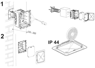 КОПОС КОРОБКА ДЛЯ УТЕПЛЕНИЯ ДВЕРИ ТУБУС КУЗ-ВОИ-КБ