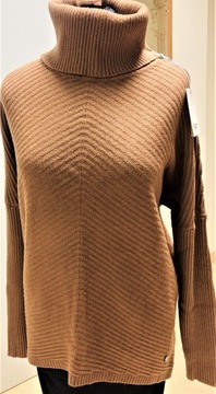 TUNIKA SWETER OVERSIZE ANGORA MIODOWY GOLF 424446