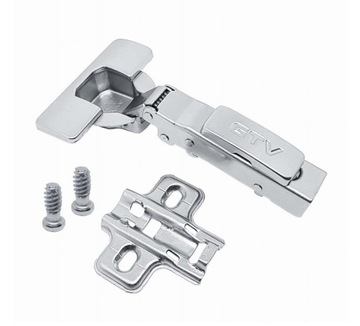 Мебельная петля с плавным закрыванием GTV + направляющая ZM-ECHC09ZEO