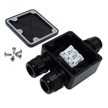 Кабельный соединитель герметичный BOX T 3x2,5 IP68 тройник 3pin 3pin муфта