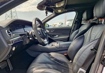 Mercedes Klasa S W222 Limuzyna wersja długa AMG S 63 AMG 585KM 2016 Mercedes-Benz Klasa S 63 AMG 4MATIC L Salon Polska Niski przebieg Desig, zdjęcie 12