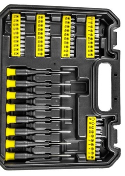 НАБОР ОТВЕРТОК, МАГНИТНЫЕ НАСАДКИ, 65 ШТ.