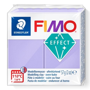 Fimo Effect MASA PLASTYCZNA LILIOWY PASTELOWY 57g 8020-605