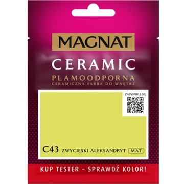 Tester MAGNAT Ceramic C43 Zwycięski Aleksandryt