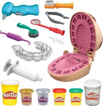 PLAY-DOH DENTYSTA ZESTAW F1259 NA PREZENT IMIENINY DZIECI ZABAWKA + GRATIS