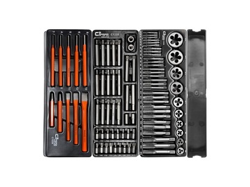 Тележка для инструментов с 7 ящиками и аксессуарами, 398 предметов Richmann T1271