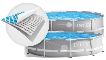 Садовый каркасный бассейн 366x99см, комплект - насос, лестница INTEX 26716