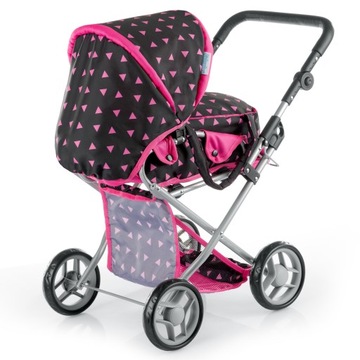 КОЛЯСКА DEEP DOLL GONDOLA 3в1 СУМКА KINDERPLAY ПОСТАЛЬНЫЕ ПРИНАДЛЕЖНОСТИ