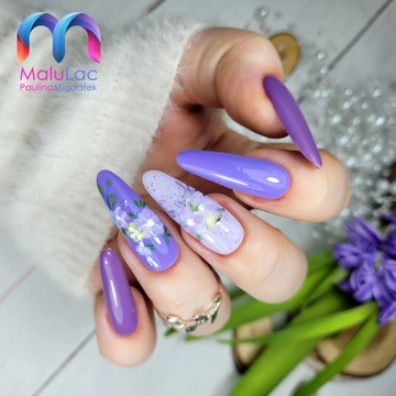 Набор для наращивания ногтей, 3 формы гелевых кистей MaluLac для наращивания