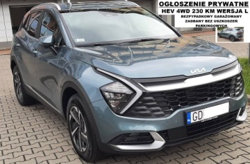 Kia Sportage V SUV 1.6 T-GDI HEV 230KM 2022 KIA SPORTAGE V (NQ5) 1.6 TGDi Hybrid AWD (4x4), bezwyp.1 wł.