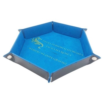 ПОДНОС ДЛЯ КОСТЕЙ ИЗ БАРХАТА КОЖИ RPG ПОДНОС ДЛЯ КОСТЕЙ RPG RENOVATED INN 17 СМ