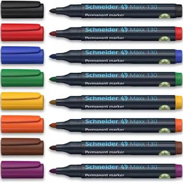 SCHNEIDER MARKER PERMANENTNY ZESTAW MIX KOLOR 8 KOL.