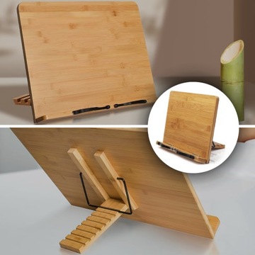 ПОДДЕРЖКА ДЛЯ КНИГИ ПОДСТАВКА ДЛЯ ПЛАНШЕТА ДЛЯ ЧТЕНИЯ BAMBOO