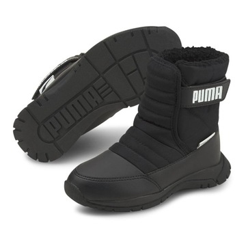 Buty dziecięce zimowe Puma Nieve czarne 28.5