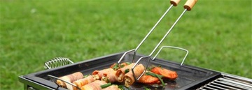 АКСЕССУАРЫ ДЛЯ ГРИЛЯ НАБОР СТОЛОВЫХ ПРИБОРОВ СТАЛЬНАЯ ПОСУДА ДЛЯ ГРИЛЯ, 3 шт.