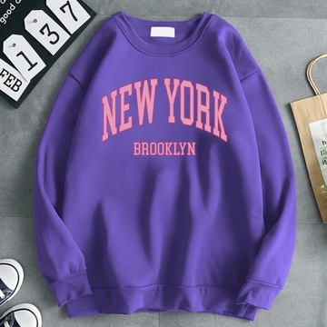 Trend Simple Pullover For Women New York Brooklyn