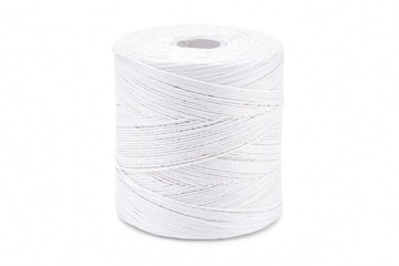 NATURALNY SZNUREK LNIANY 1 mm / 250 gram BIAŁY