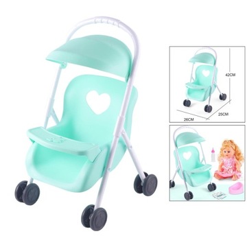 Детская коляска для кукол Мини-коляска - трава