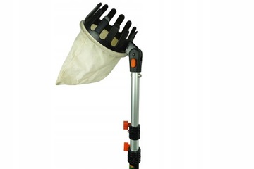 Zbierak do owoców teleskopowy trzonek koszt z tkaniny 3,75m KT-V1531-375