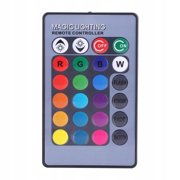 LAMPA PODWODNA ŚWIATŁO RGB REFLEKTOR LED Z PILOTEM 12V 10W KOLOROWE