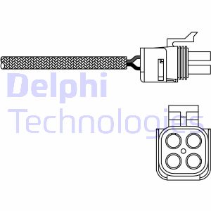 ES20273-12B1 ЛЯМБДА-ЗОНД DELPHI RENAULT MEGANE 2.