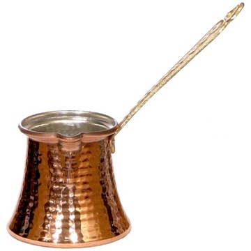 TYGIELEK MIEDZIANY do KAWY po TURECKU 210ml RONDELEK CEZVE DŻEZWA