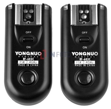 YONGNUO RF603C набор из двух радиотриггеров