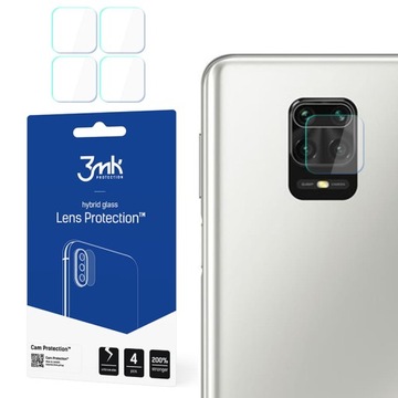 Szkło na obiektyw aparatu do Redmi Note 9 Pro 3mk