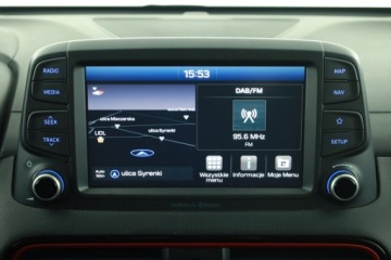 Hyundai Kona I Crossover 1.0 T-GDI 120KM 2017 Hyundai Kona 1.0 T-GDI, Salon Polska, zdjęcie 14