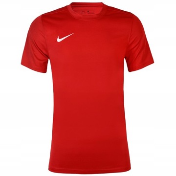 KOSZULKA MĘSKA NIKE PARK VII T-SHIRT SPORTOWY DRI-FIT CZERWONY r.L