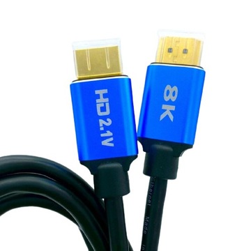 Kabel HDMI 2.1V 8K HDR eARC PS5 48Gbps 1 METR!