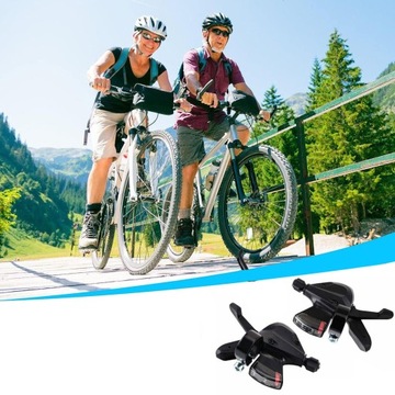 1 ПАРА РЫЧАГА ПЕРЕКЛЮЧЕНИЯ ВЕЛОСИПЕДА 3X 8/24 СКОРОСТИ, ВЕЛОСИПЕДНЫЙ ПЕРЕКЛЮЧАТЕЛЬ