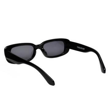 ЧЕРНЫЕ СОЛНЦЕЗАЩИТНЫЕ ОЧКИ МОДНЫЕ ПРЯМОУГОЛЬНЫЕ ОЧКИ ФИЛЬТР UV400