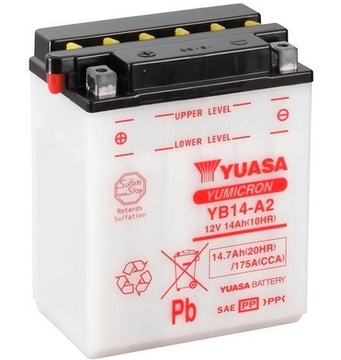 Akumulator Yuasa YB14-A2 14.7Ah 175A Arctic Cat