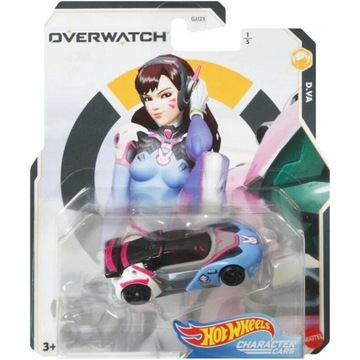 HOT WHEELS OVERWATCH CHARACTER CARS D.VA GRM46 1/5