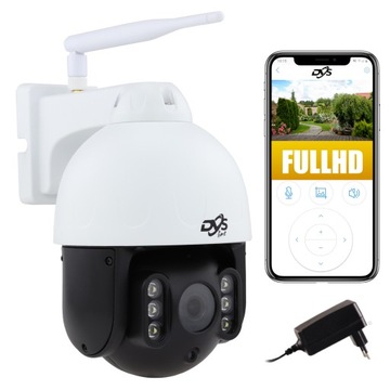 ZEWNĘTRZNA KAMERA OBROTOWA IP WiFI 2Mpx FULLHD Z AUDIO METALOWA OBUDOWA