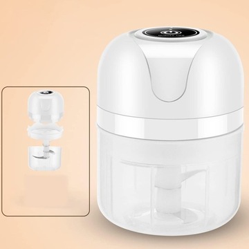 ЭЛЕКТРИЧЕСКИЙ МИНИ-ИЗМЕЛЬЧИТЕЛЬ ДЛЯ ЛУКА, ЧЕСНОКА, ОВОЩЕЙ, ТРАВ