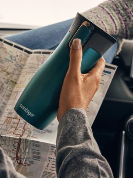 Термокружка Contigo West Loop 2.0 470 мл Autoseal - Бирюзовый - Floresy