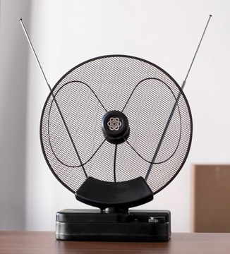 ВНУТРЕННЯЯ АНТЕННА ДЛЯ ЭФИРНОГО ТЕЛЕВИДЕНИЯ ACTIVE COMBO DVB-T2 4K UHF VHF + FM МОЩНАЯ