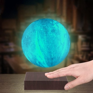 ЛЕВИТИРУЮЩАЯ RGB ЛУНА НОЧНИК С 3D ПУЛЬТОМ ПУЛЬТА