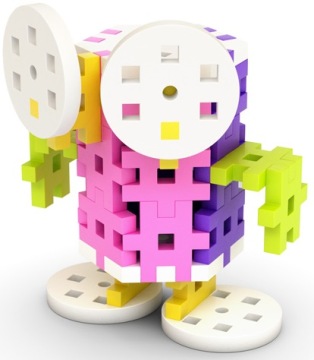 MELI Basic Constructor Розовые блоки 200 шт.