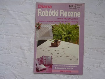 DIANA Robótki Ręczne 9 1991 HAFTY PRZEWLEKANE