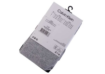 CALVIN KLEIN LEGGINSY DAMSKIE BAWEŁNIANE GRAY r. S