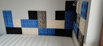 Мягкие стеновые панели LEGO 25 х 25см.