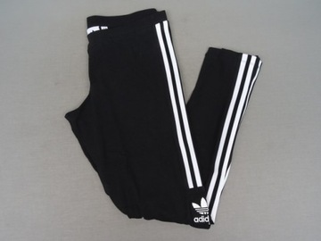 34 DAMSKIE SPODNIE LEGGINSY GETRY ADIDAS CZARNE